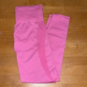NVGTN Bubblegum Pink Contour Seamless Leggings